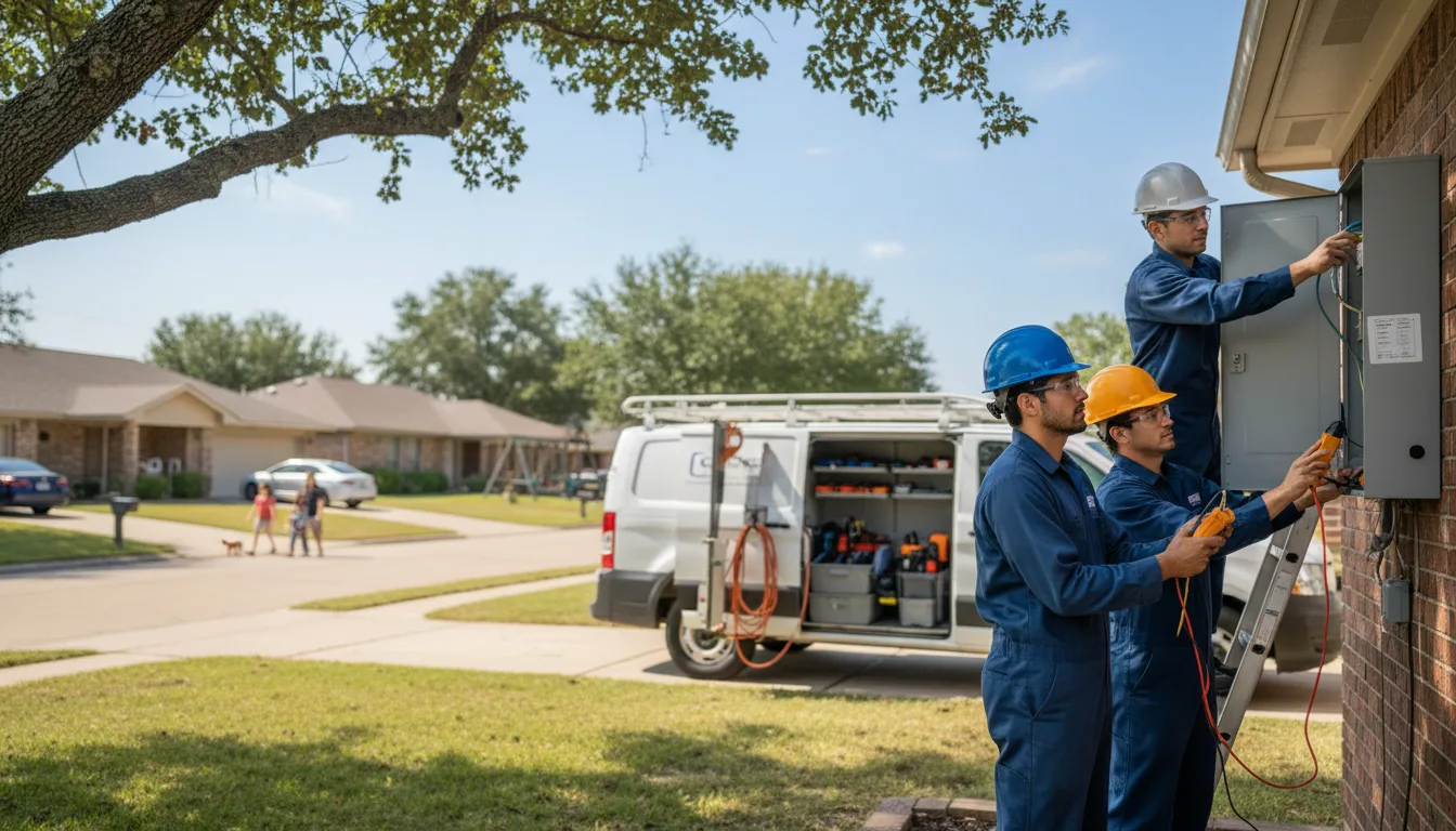 Certified electrician providing emergency electrical services in Sorento, IL